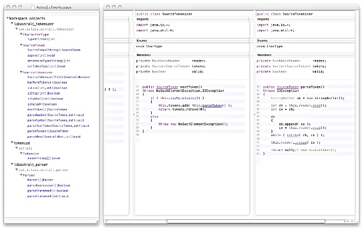 A screenshot of the Visuocode programming environment